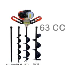 ALTERNATIVE - Barreno Ahoyador 63cc + 3 Brocas + Extesion - Profesional Japon