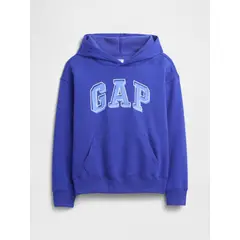 GAP - Polerón Niño Con Gorro Sin Cierre Logo Azul