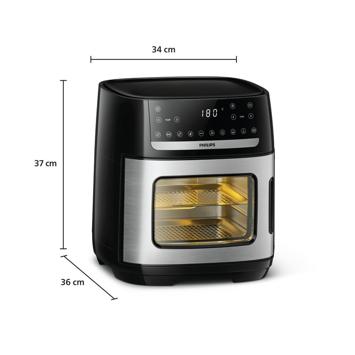 PHILIPS - Horno Freidora de Aire Philips AI551/07 12L AirOven
