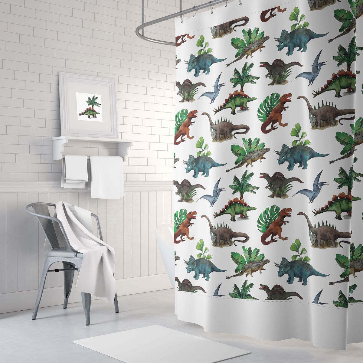 PAPER HOME - Cortina de baño 180 x 180 cm