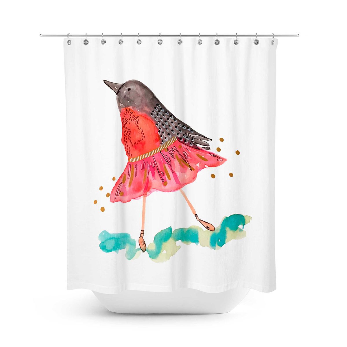 PAPER HOME - Cortina de baño 180 x 180 cm