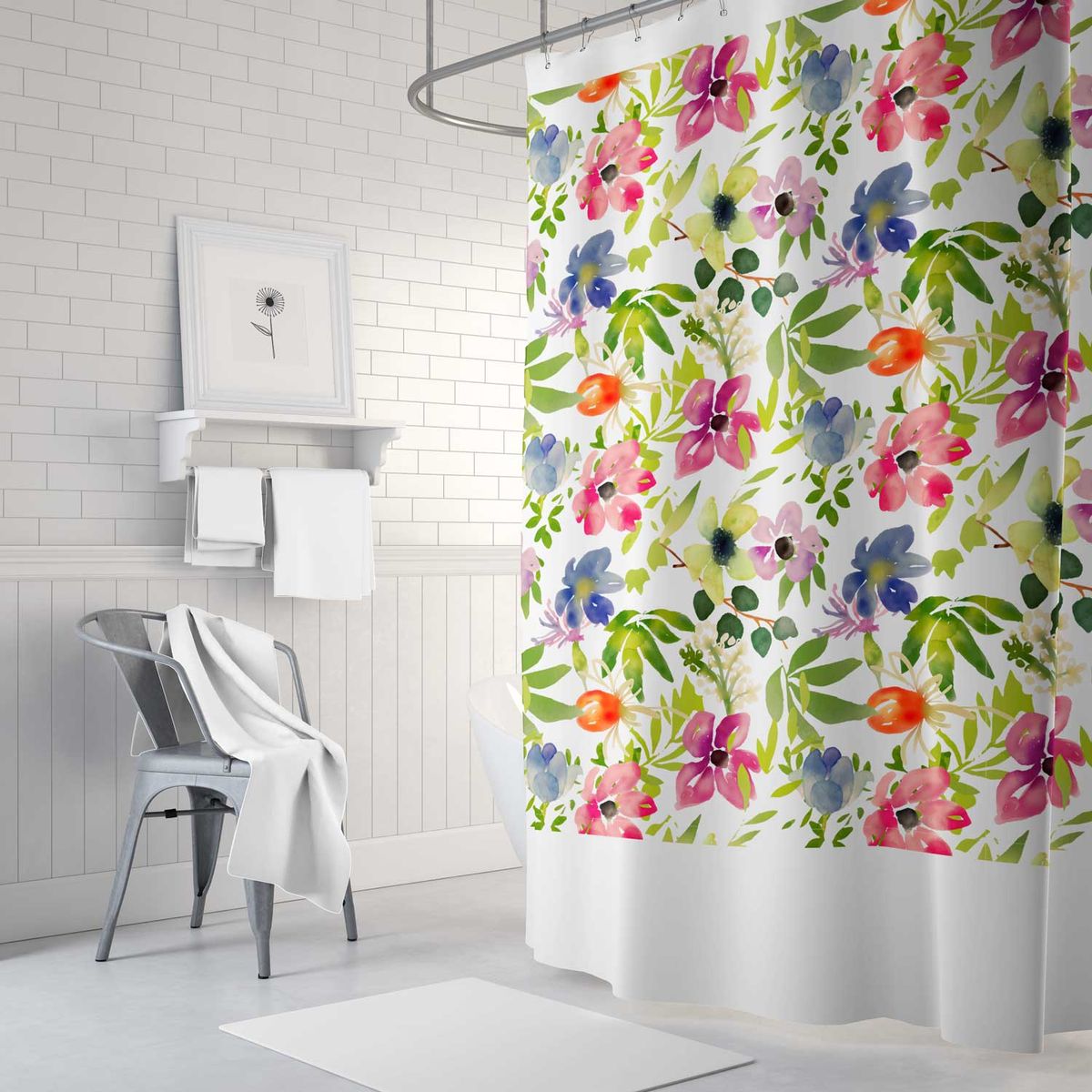 PAPER HOME - Cortina de baño 180 x 180 cm