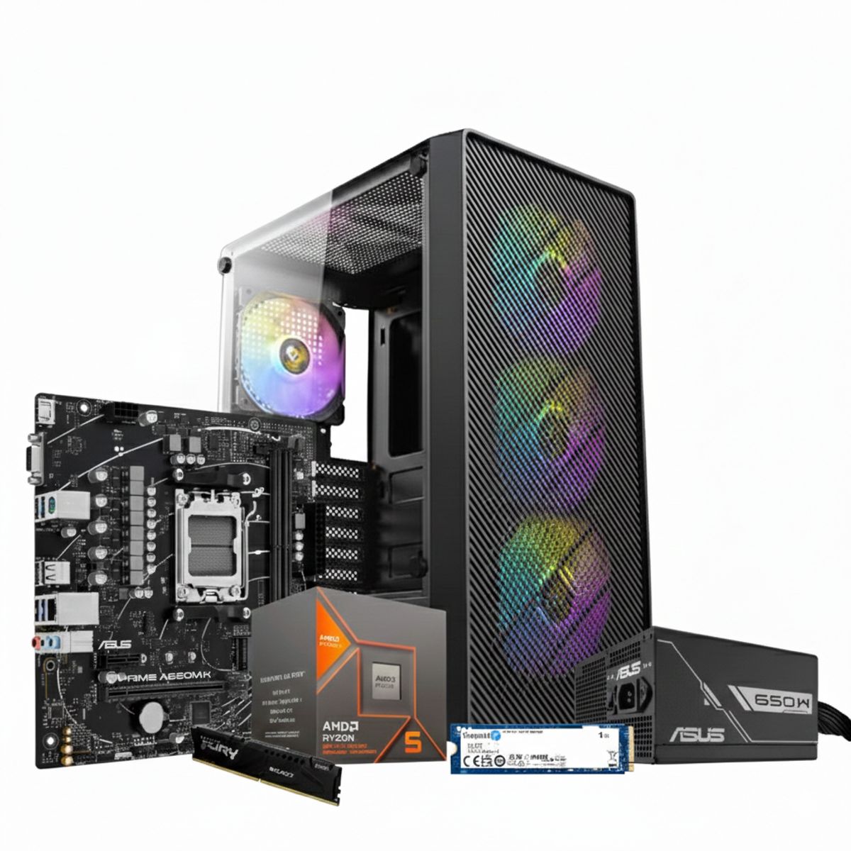 GENERICO - PC STUDY AND WORK - AMD Ryzen 5 8500G - ASUS Prime A620M-K