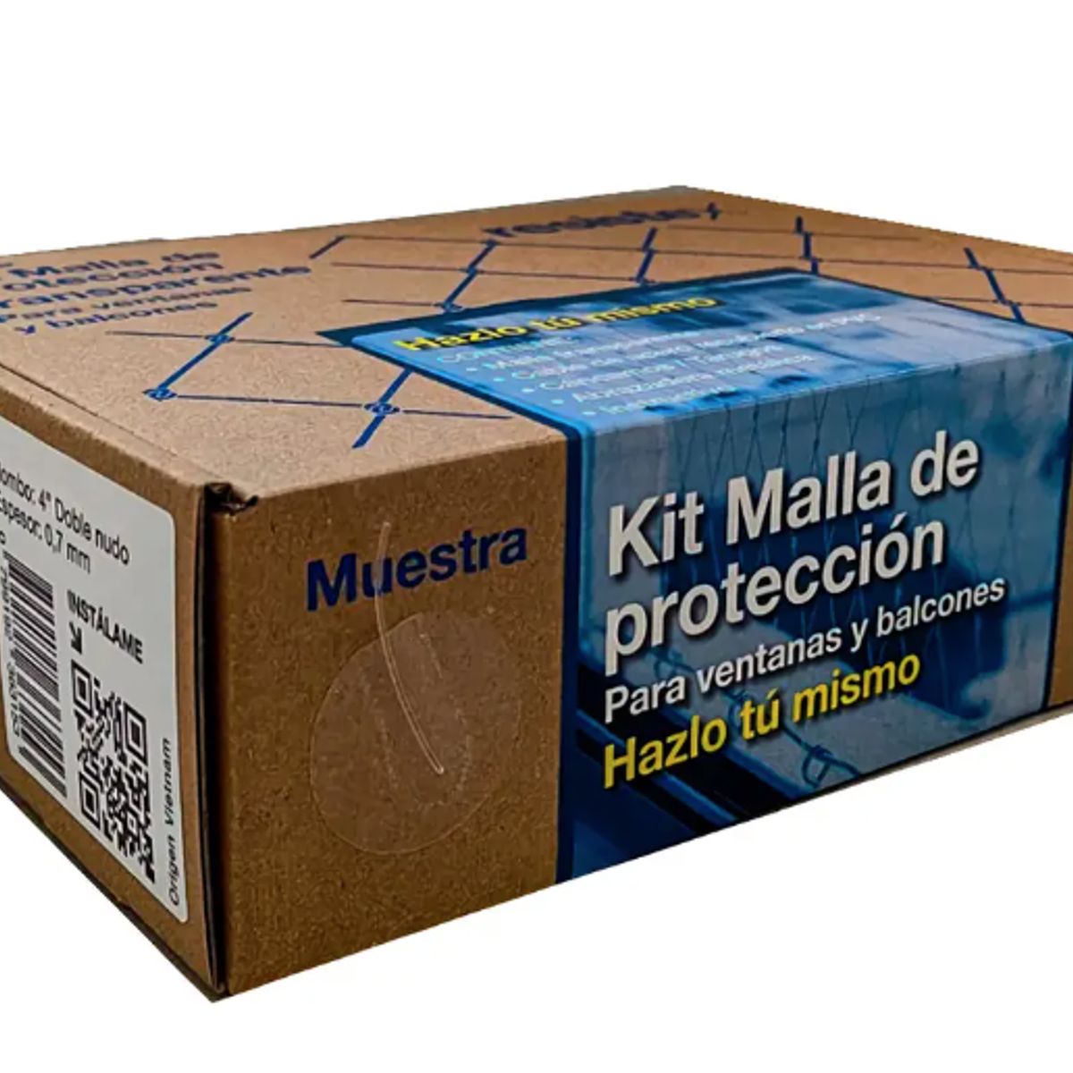 RESISTEX - Malla de Protección Kit  1,50Mts x 1,50Mts 0,7mm 4'