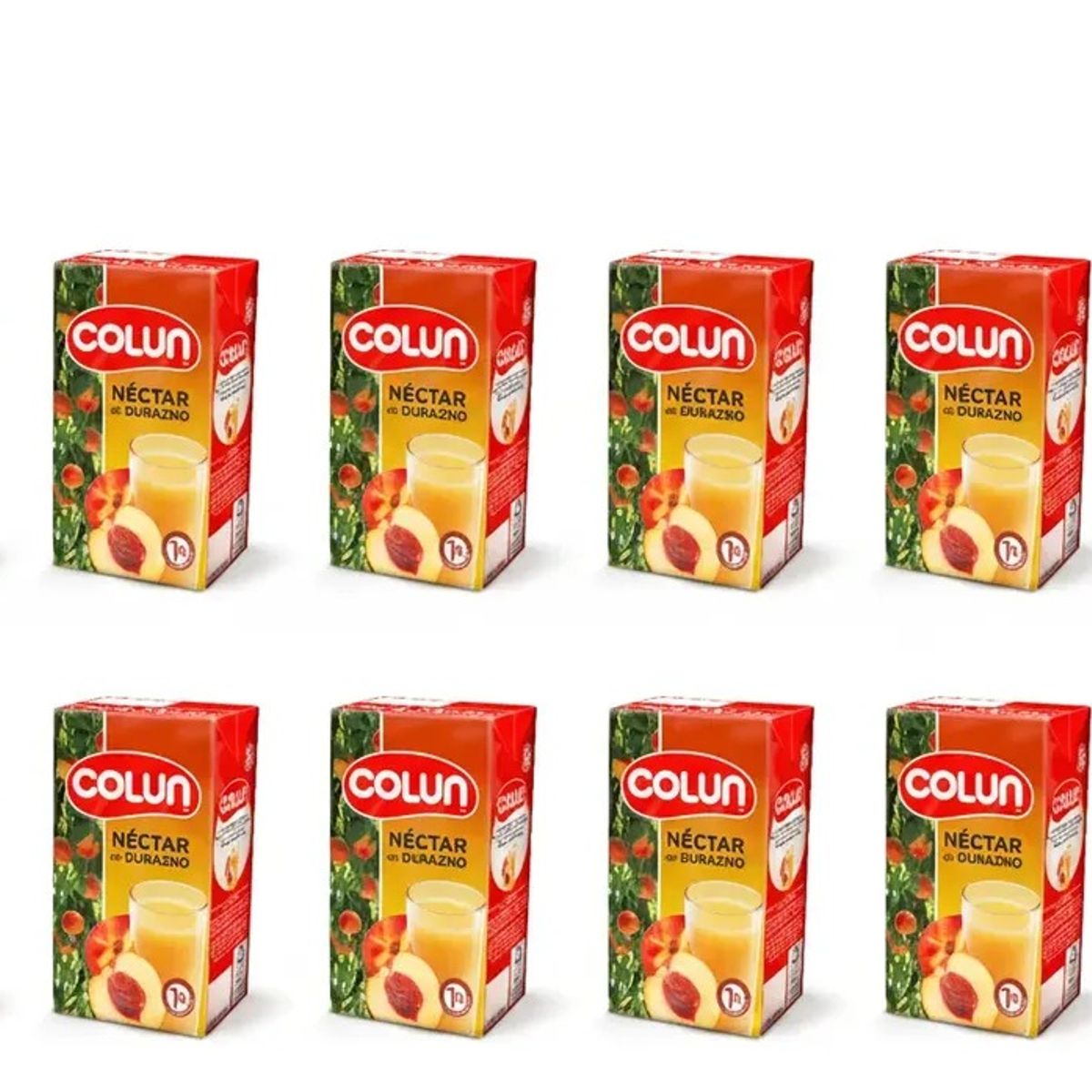 COLUN - Pack Jugo Tetrapack Colun Durazno Colun 12 X 1 L