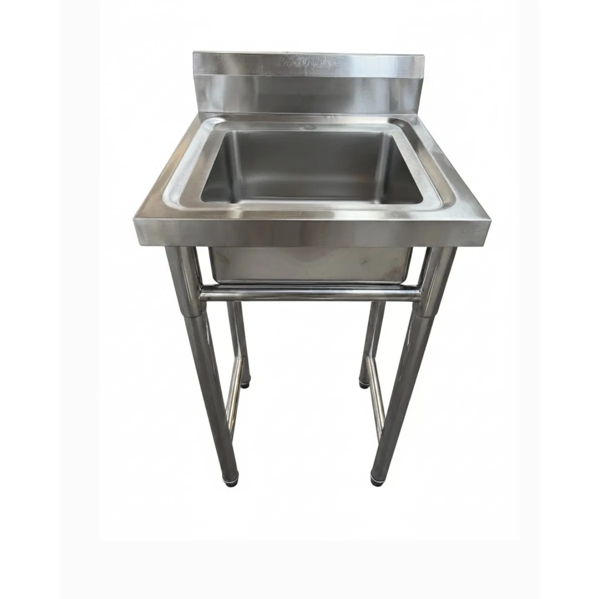 MODERN SPACE - Lavafondo Acero Inoxidable 50x50 Ms