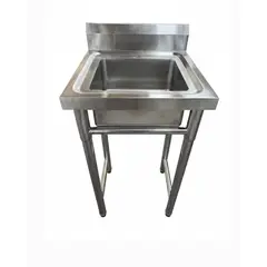 MODERN SPACE - Lavafondo Acero Inoxidable 50x50 Ms