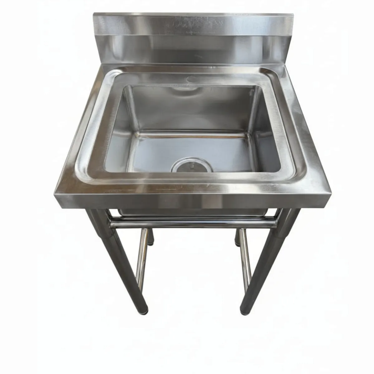 MODERN SPACE - Lavafondo Acero Inoxidable 50x50 Ms