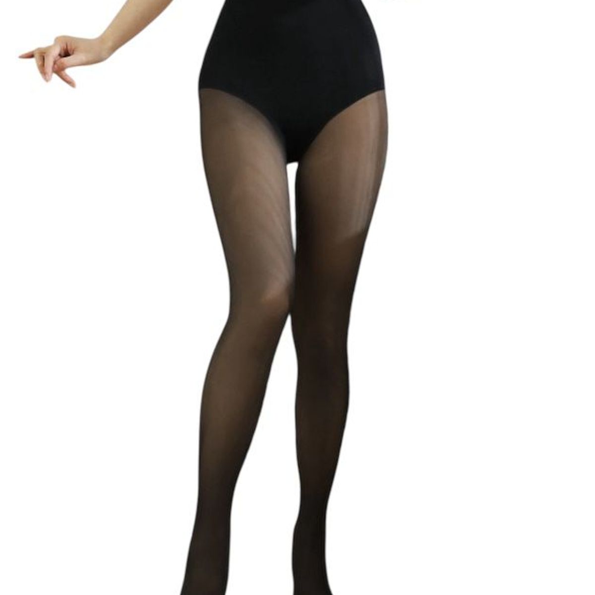 UNO - Panty Y Calza Con Faja Chiporro Efecto Piel Medias Moldeadoras