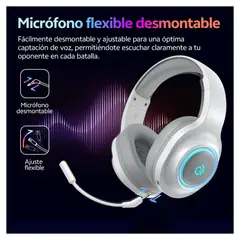 QCY - Heroad V200 Audifonos Bluetooth Inalámbricos ANC Blanco