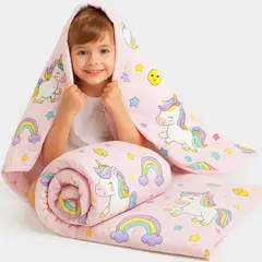 COMPUTECH - Manta Pesada De Gravedad Con Peso Sensorial Tea Autismo Pequeña Unicornio