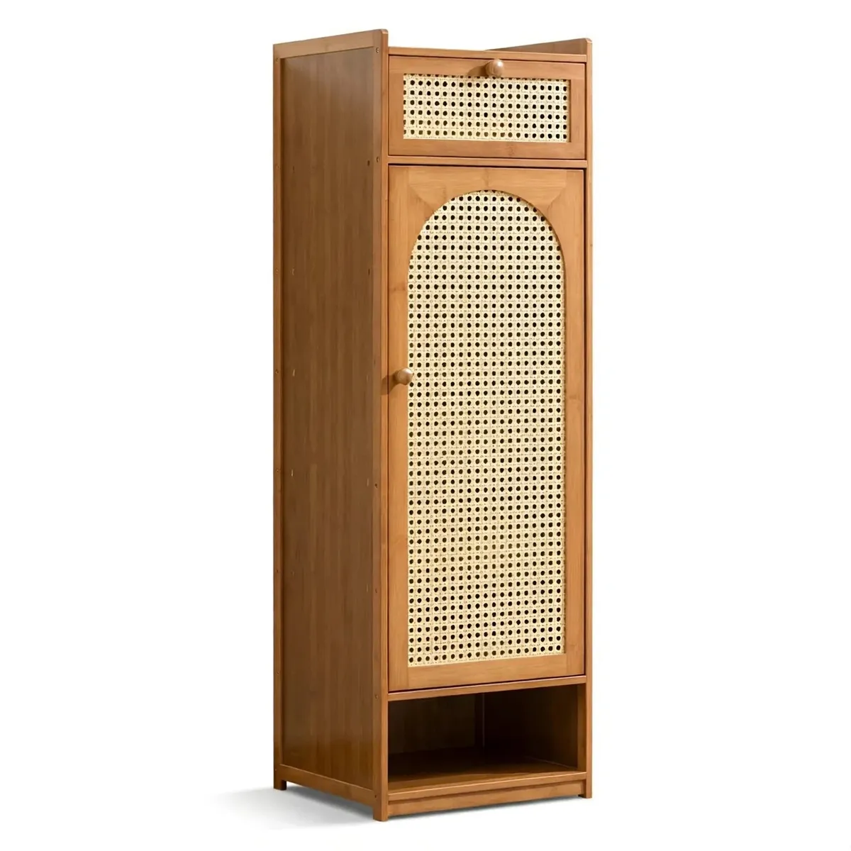 IDEEHOUSE - Zapatero Organizador Hogar Firme Bambu 31x31x94cm Marrón