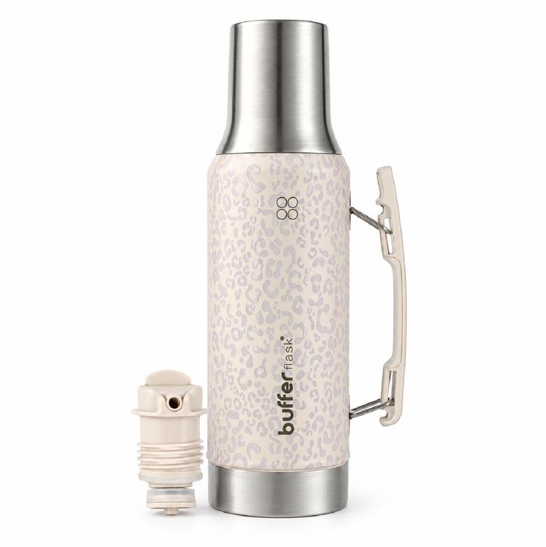 Termo Mate Set Matero Buffer 1,2L Acero Inox + Vaso - Rosa | Sodimac Chile