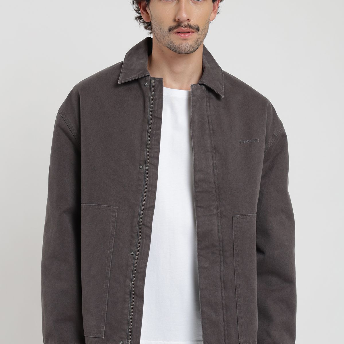 FROENS - Chaqueta hombre Petrohue grafito Froens