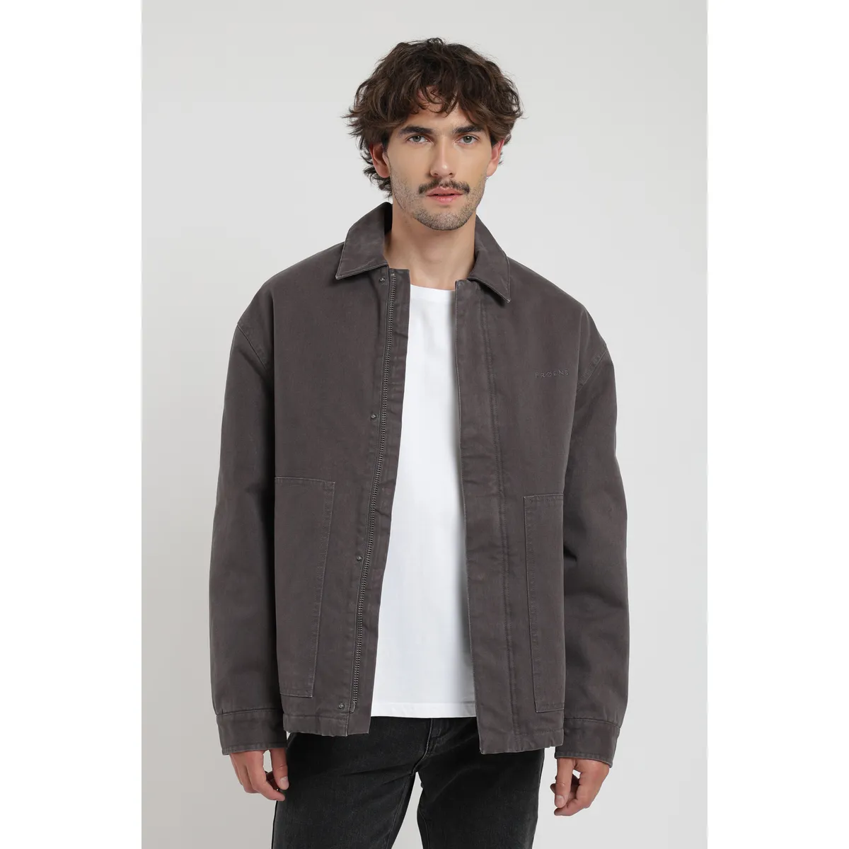 FROENS - Chaqueta hombre Petrohue grafito Froens