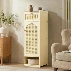 IDEEHOUSE - Zapatero Organizador Hogar Firme Bambu 31x31x94cm Blanco