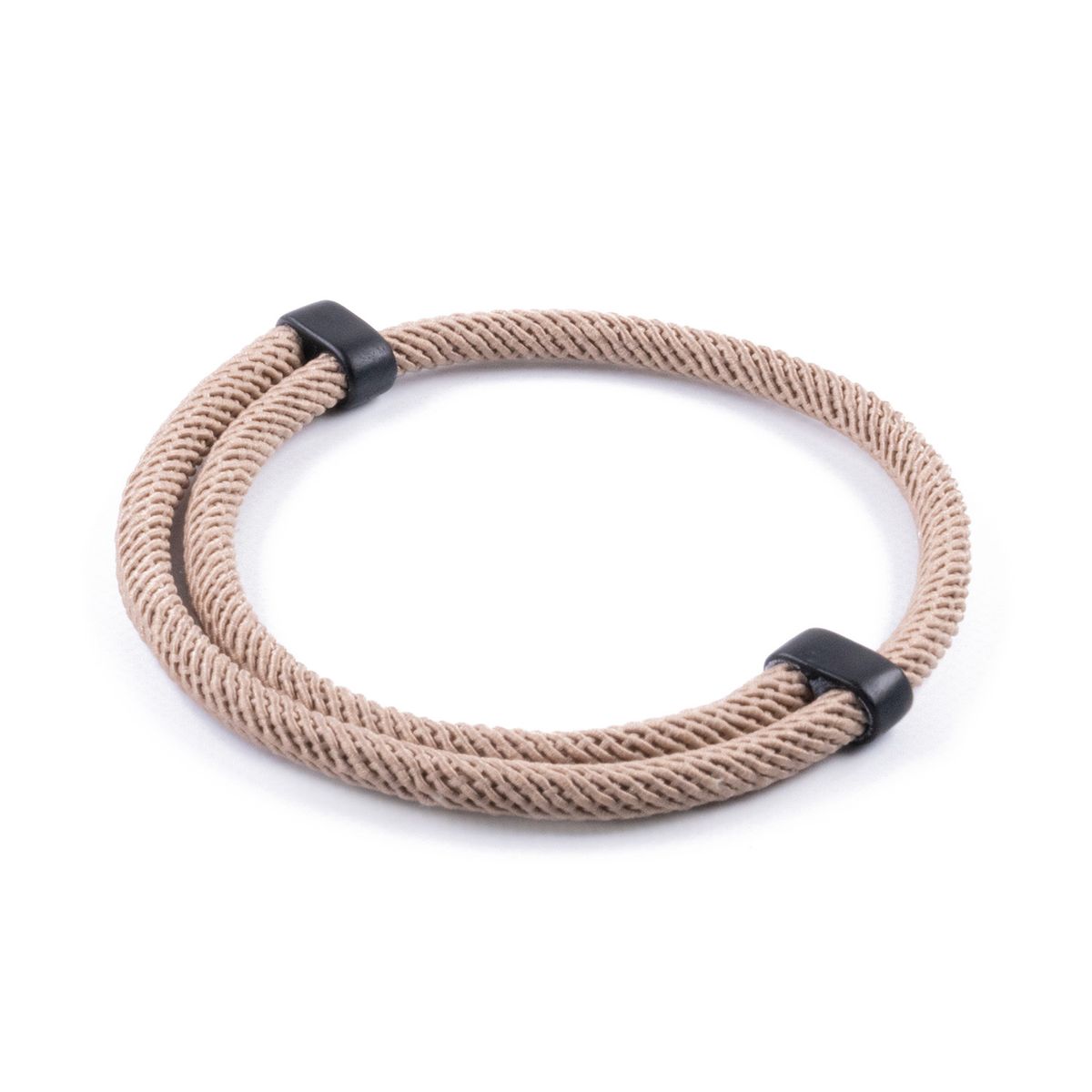 TRIBALLE - Pulsera Minimalista de Yoga de Cuerda - Beige