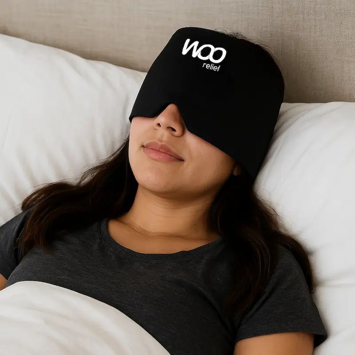 WOO EARPLUGS - Woo Relief  Gel terapéutico para aliviar dolor de cabeza y tensión