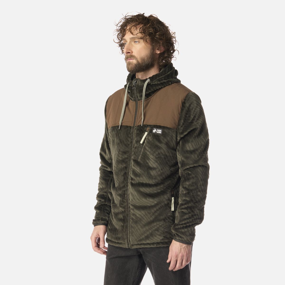 HAKA HONU - Polar Hombre Polaroid Verde Militar Haka Honu