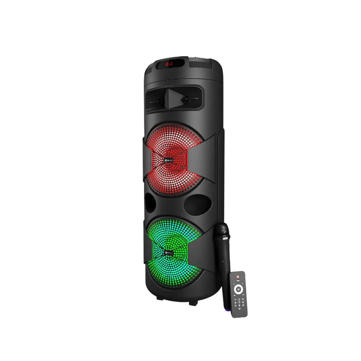 KLIP XTREME - Klip Xtreme KLS-890 Sistema Parlantes 2x12”, Bluetooth v5.0, TWS, LED, Micrófono Inalámbrico, Negro