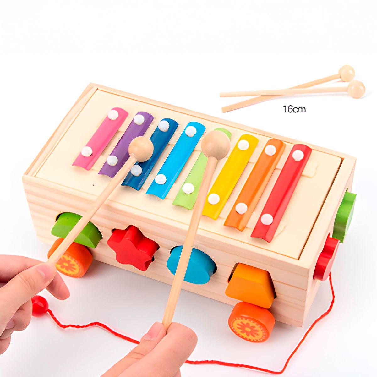 GENERICO - Juguete Xilófono Montessori Didáctico Educativo Encaje Niños
