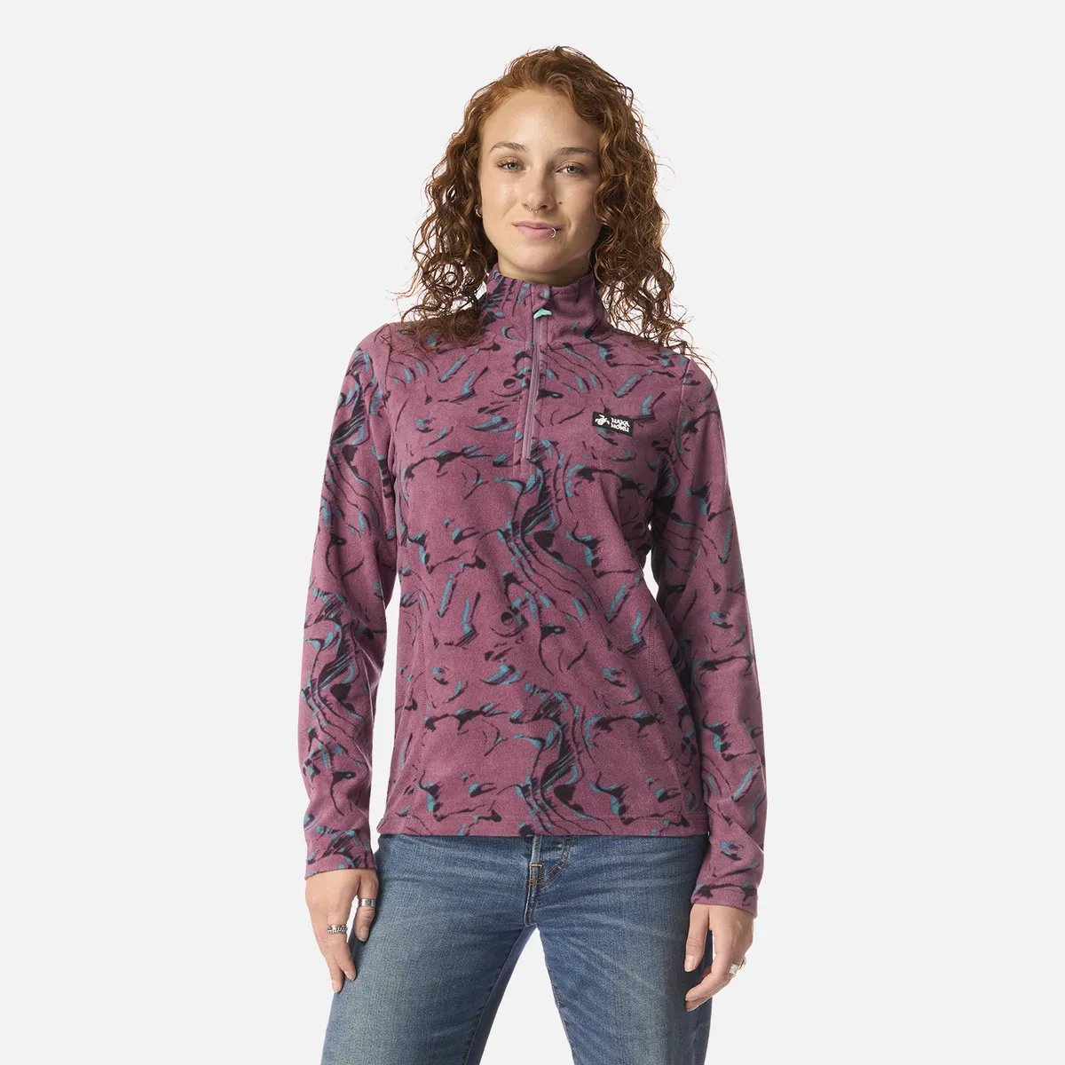 HAKA HONU - Polar Mujer Asegurao Print Lila Haka Honu