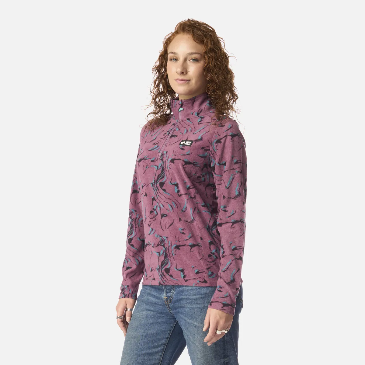 HAKA HONU - Polar Mujer Asegurao Print Lila Haka Honu