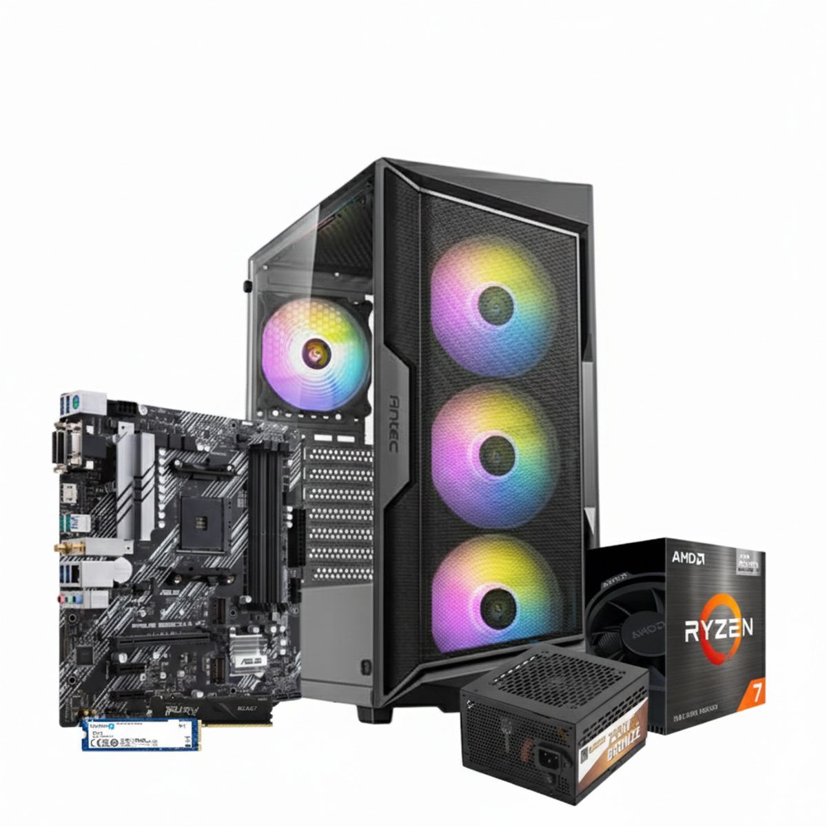 GENERICO - PC STUDY AND WORK - AMD Ryzen 7 5700G - ASUS B550M-A AC