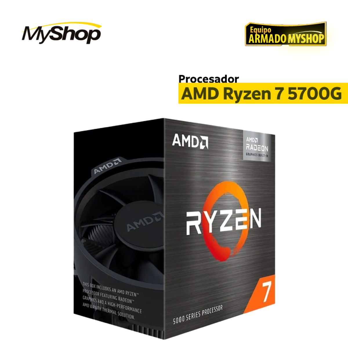 GENERICO - PC STUDY AND WORK - AMD Ryzen 7 5700G - ASUS B550M-A AC