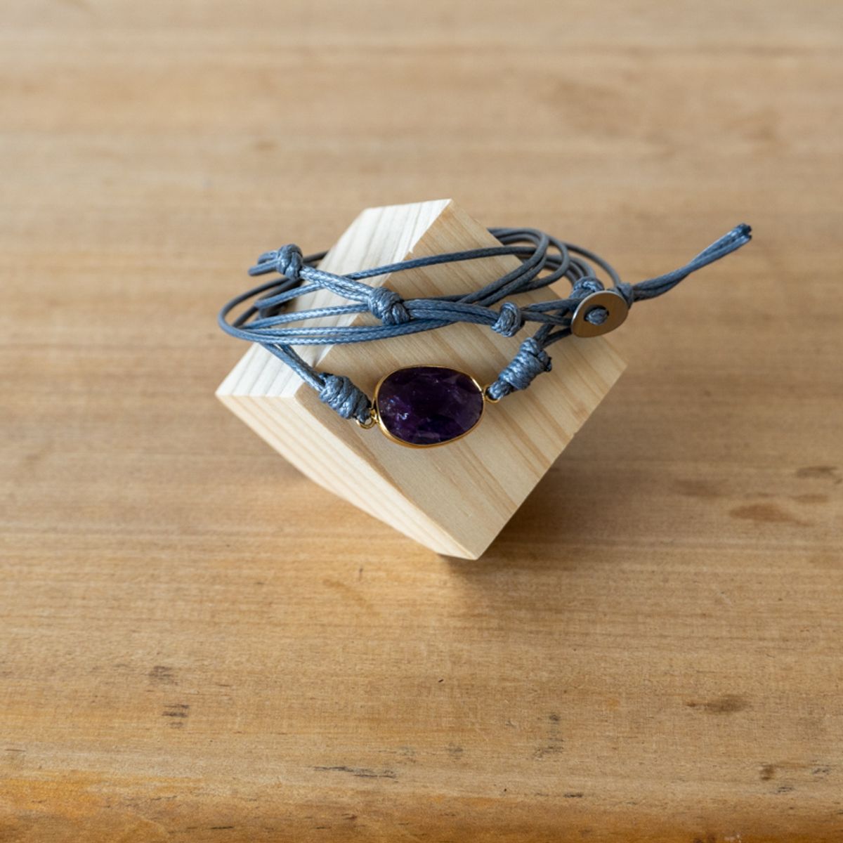 TRIBALLE - Pulsera tipo correa - Amatista