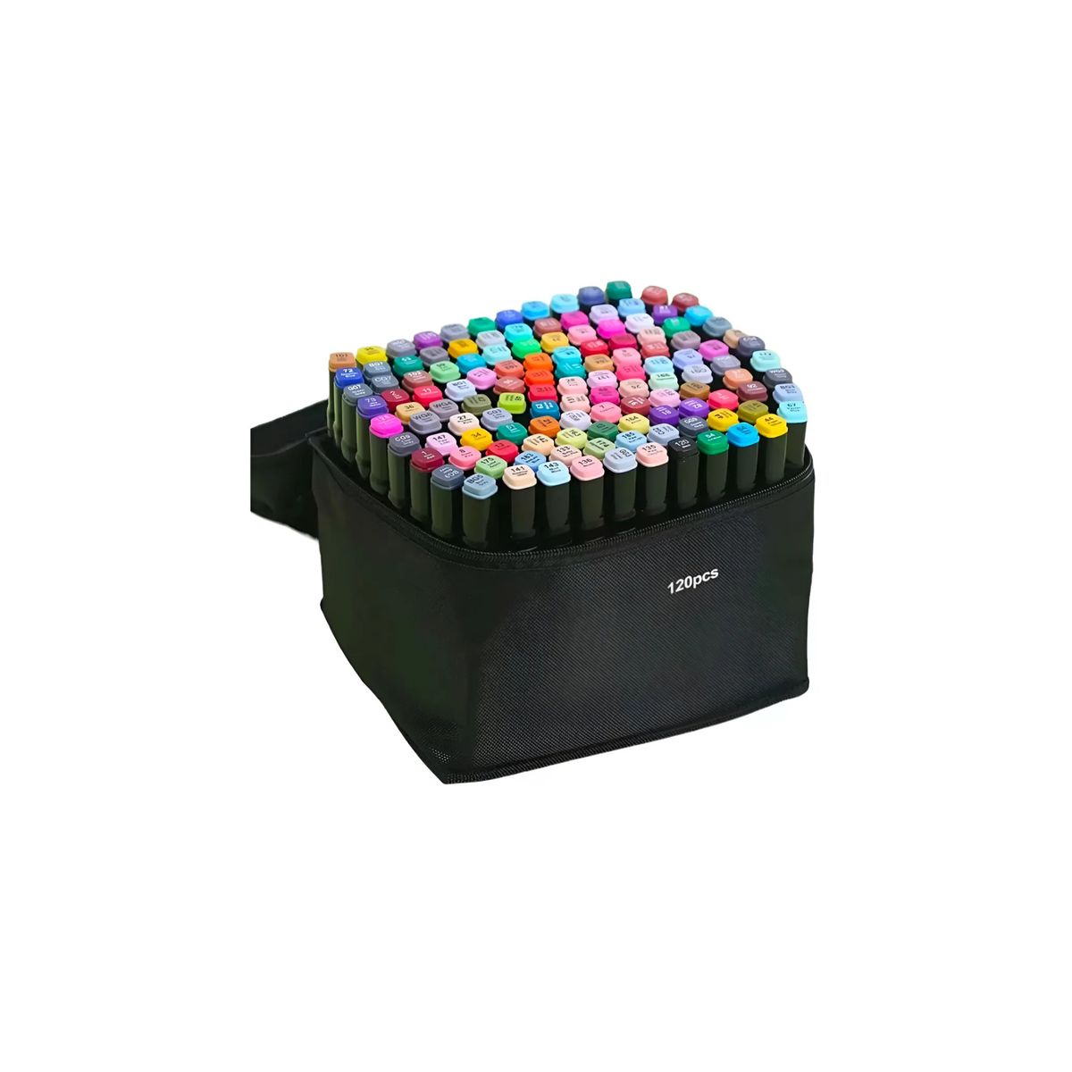GENERICO - 120 Lápices Para Colorear Marcadores + Estuche