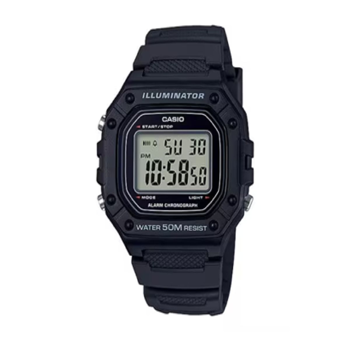 CASIO - Reloj W-218H-1AV Digital Unisex
