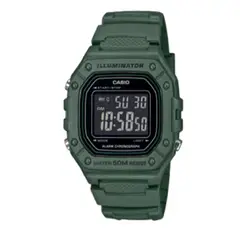 CASIO - Reloj W-218H-3BV Digital Unisex