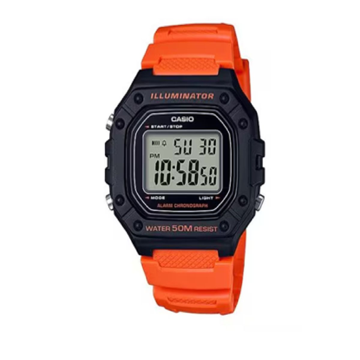 CASIO - Reloj W-218H-4B2V Digital Unisex