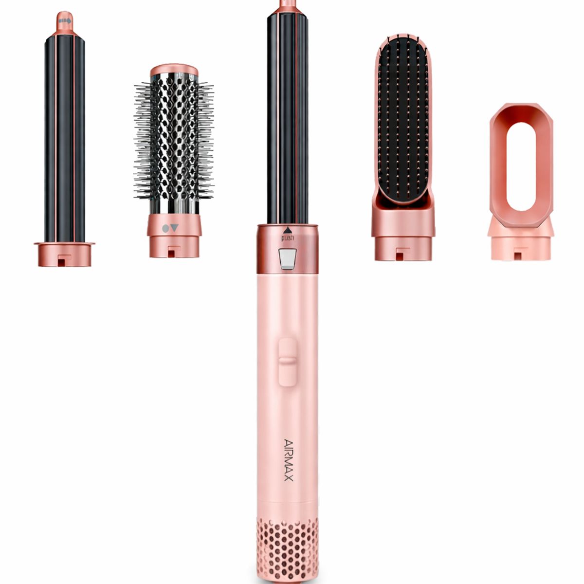 REBEL - Secador Multifuncional 5 en 1 AirMax Rosa