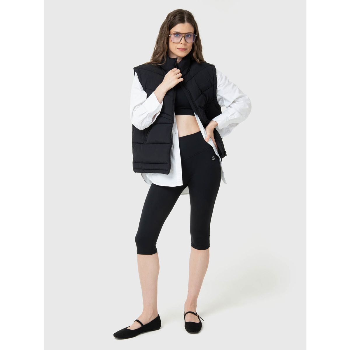BSOUL - Calza Mujer Capri Aloe Negra BSOUL