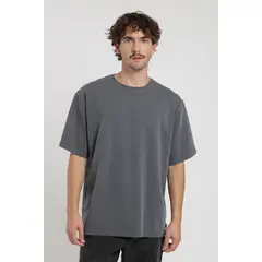 FROENS - Polera hombre manga corta Oversize grafito