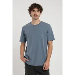 FROENS - Polera hombre manga corta Text azul