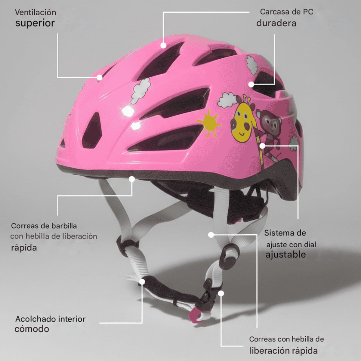 BOBIKE - Casco de Seguridad Ajustable para Ciclismo y Scooter-marca BIKEBOY