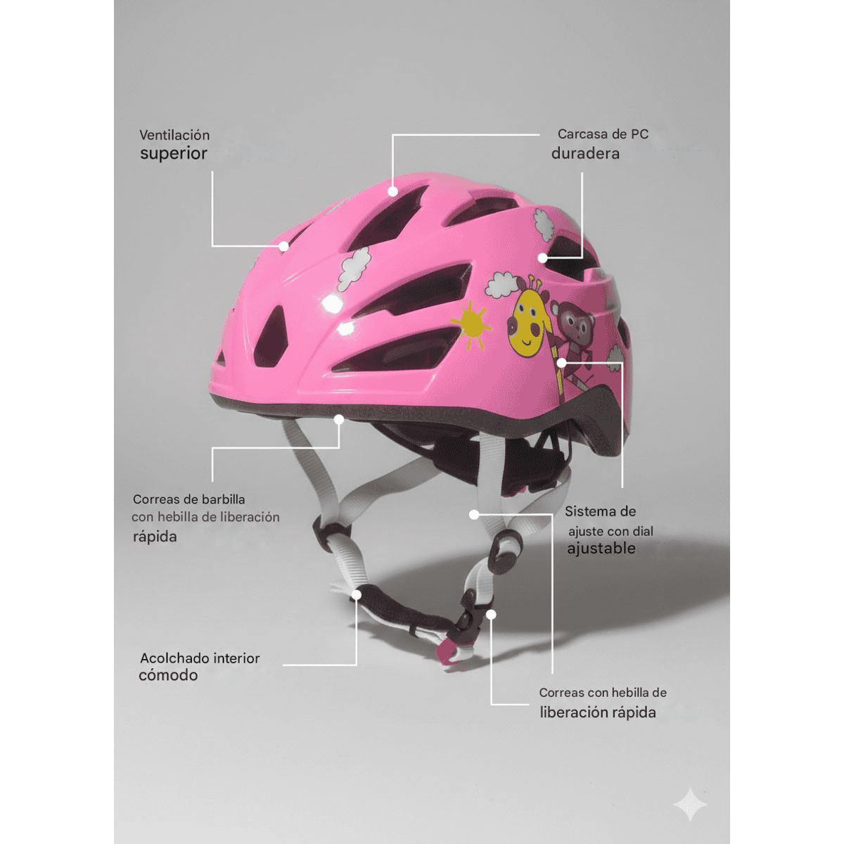 BOBIKE - Casco de Seguridad Ajustable para Ciclismo y Scooter-marca BIKEBOY