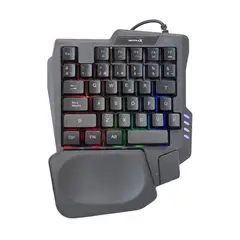 REPTILEX - Teclado Gamer Retroiluminado Una Mano Rx0056