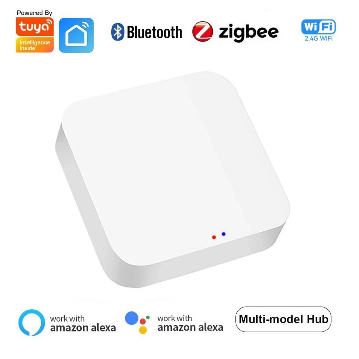 GENERICO - Puerta de Enlace Hub Gateway Tuya Zigbee WiFi Smart