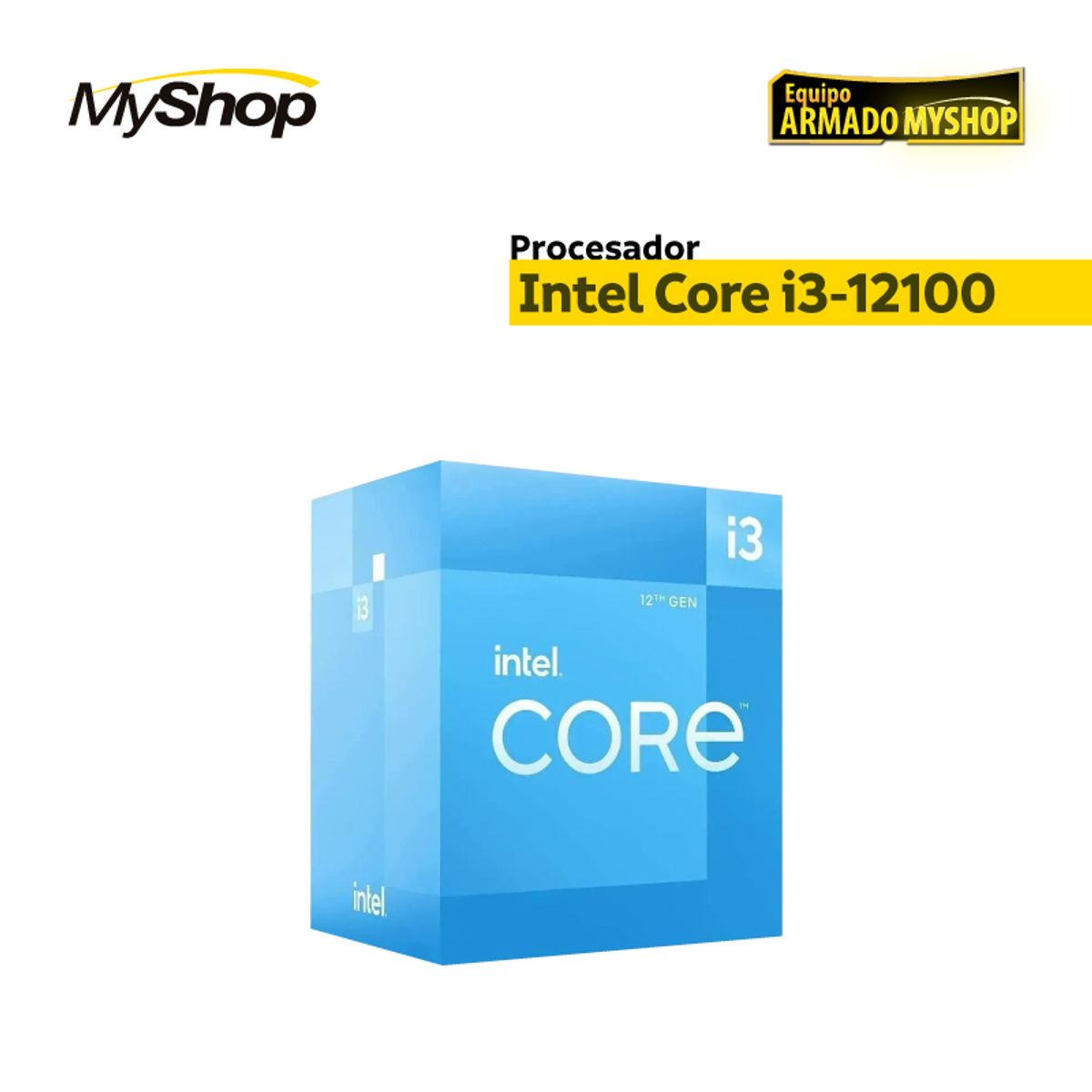 GENERICO - PC STUDY AND WORK - INTEL Core i3-12100 - MB ASUS H610M-F