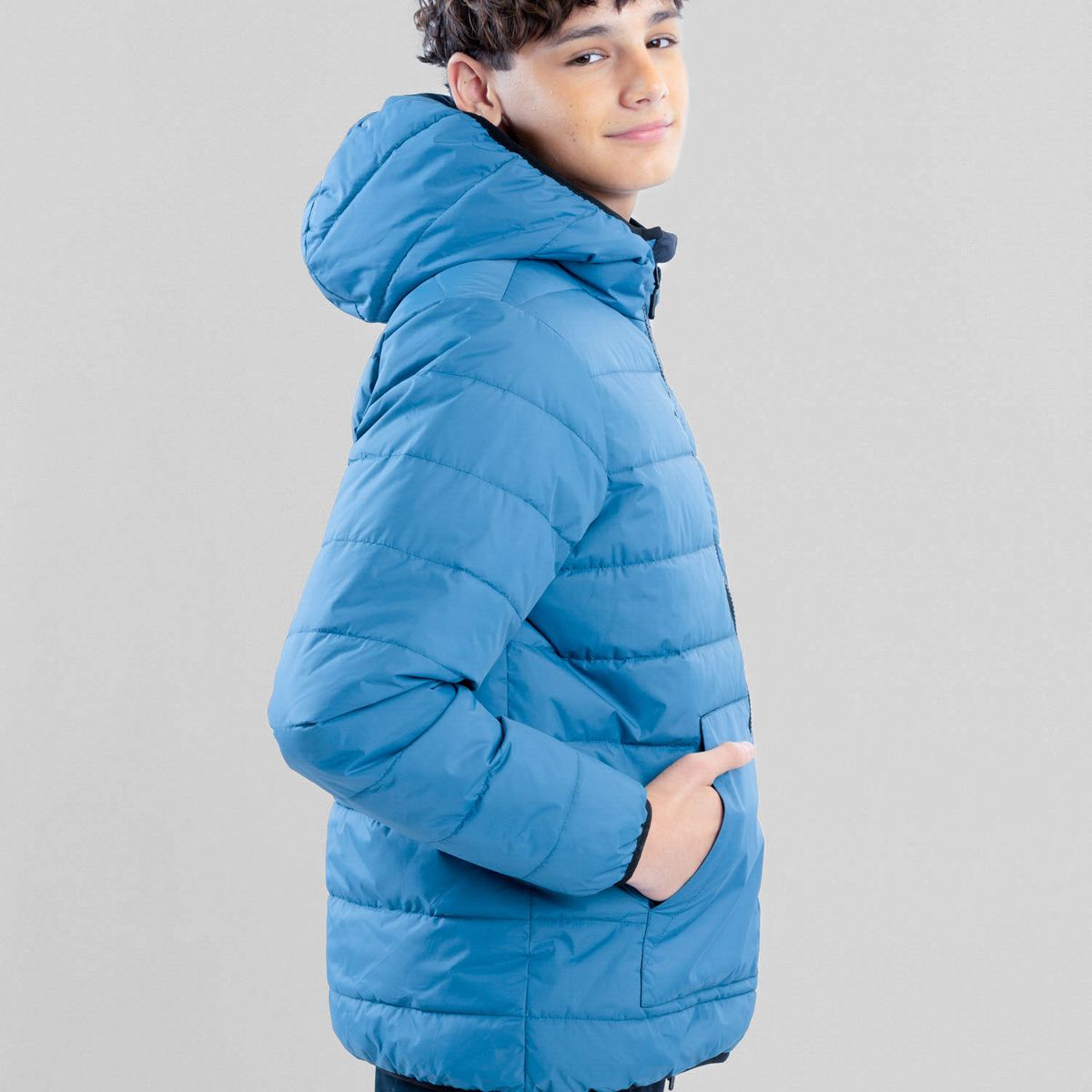 MAUI AND SONS - Parka Reversible Windy Celeste Infantil Maui And Sons