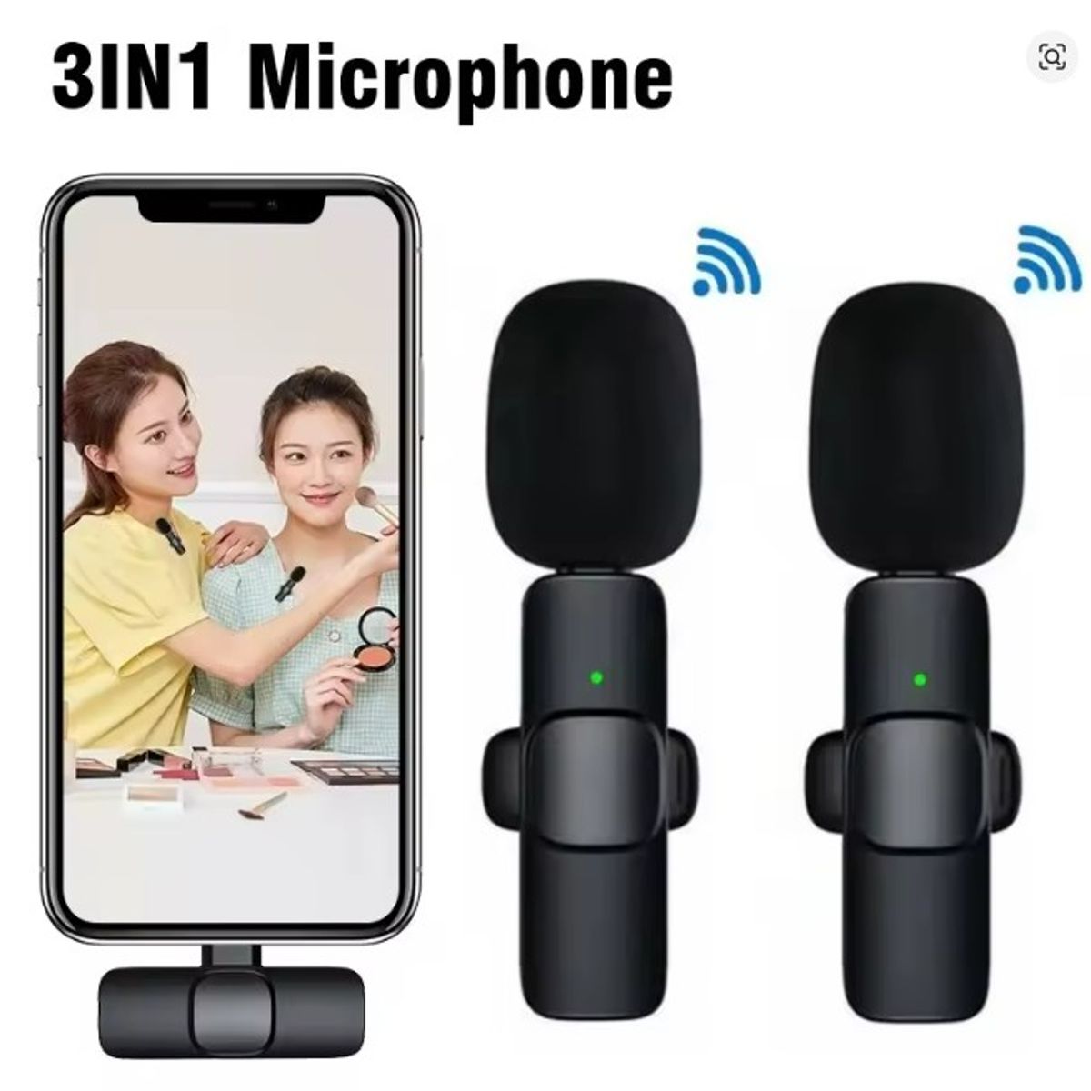 GENERICO - Micrófono Solapa Inalámbrico Tipo C –  Lavalier para YouTube, TikTok y Streaming