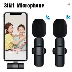 GENERICO - Micrófono Solapa Inalámbrico Tipo C – Lavalier para YouTube, TikTok y Streaming