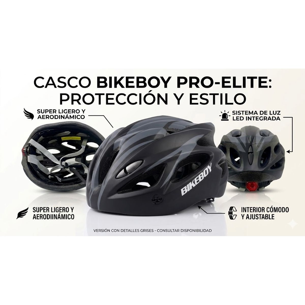 BOBIKE - Casco de Seguridad Ajustable para Ciclismo y Scooter-marca BIKEBOY