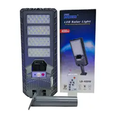 GENERICO - Foco solar led exterior 400wt luz solar con sensor de movimiento y control remoto