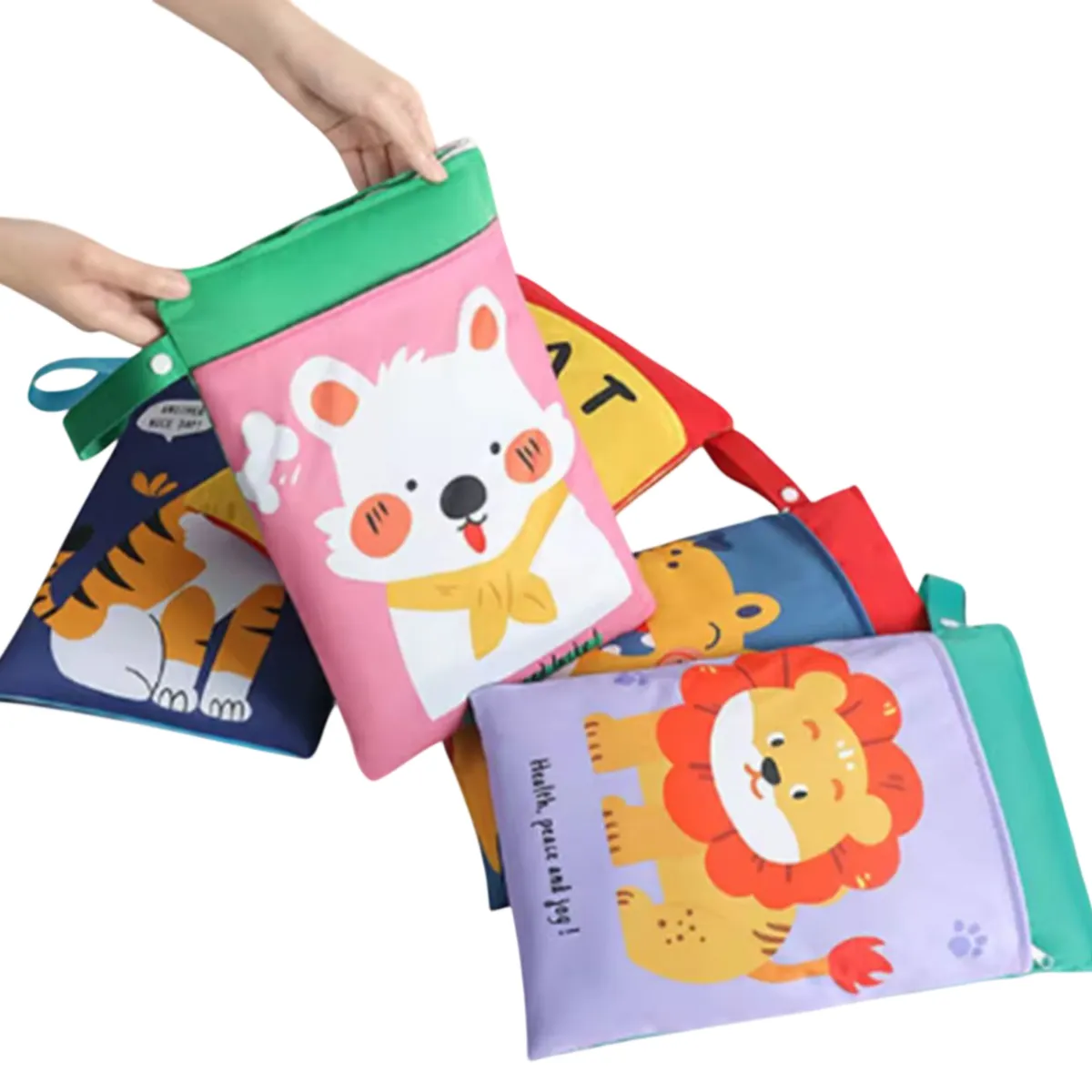 GENERICO - Bolsa Porta Pañales Diseño Infantil Animado Organizador