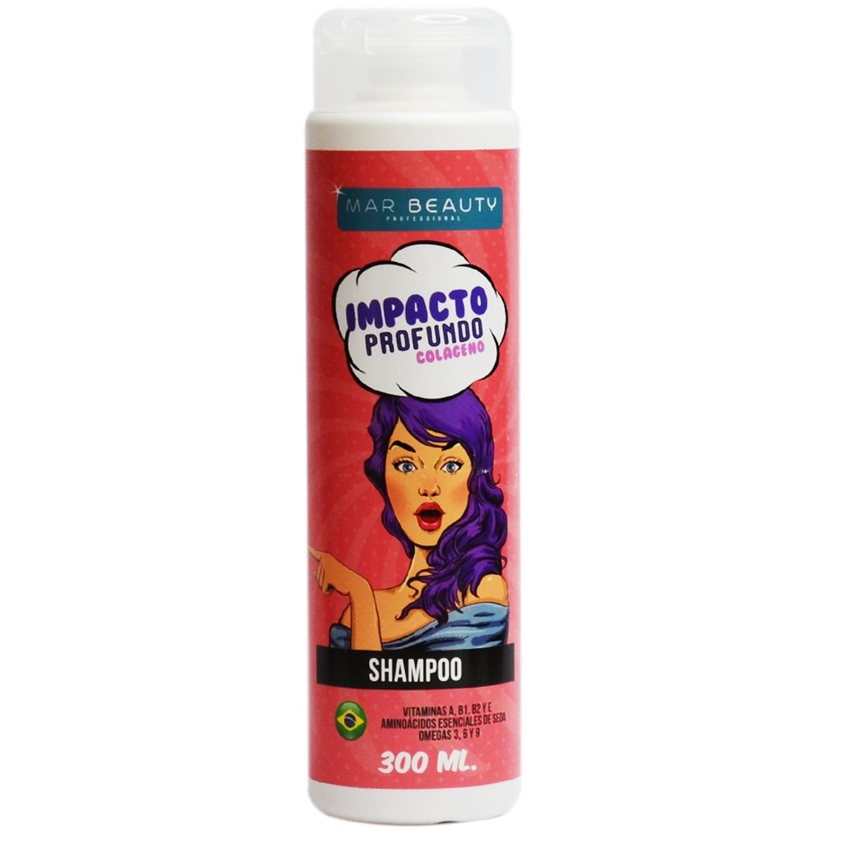MAR BEAUTY - SHAMPOO IMPACTO PROFUNDO COLÁGENO MAR BEAUTY 300ML